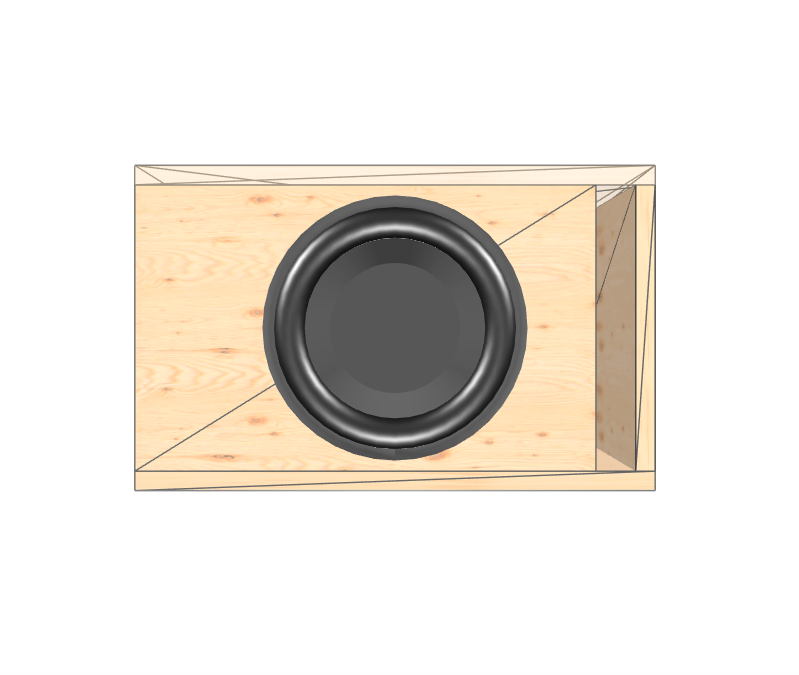10" single Compact High Performance Glue it & Screw It Sub Enclosure - EZ DB's Designs