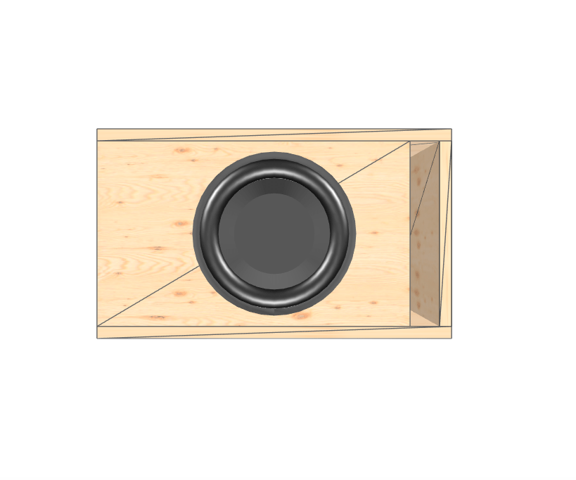10" single High Output Glue it & Screw It Sub Enclosure - EZ DB's Designs