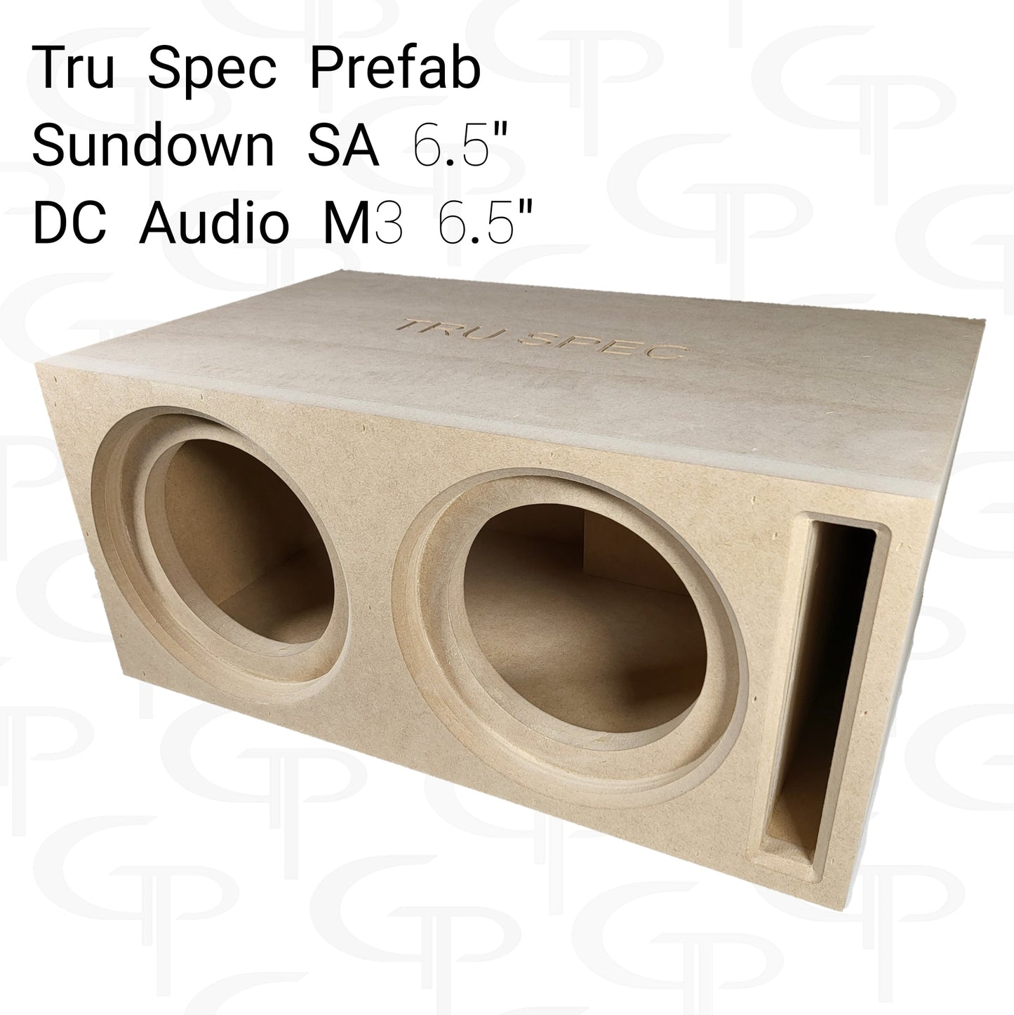 TRU SPEC Prefab Dual 6.5" Subwoofer Enclosure Sundown SA / DC M3