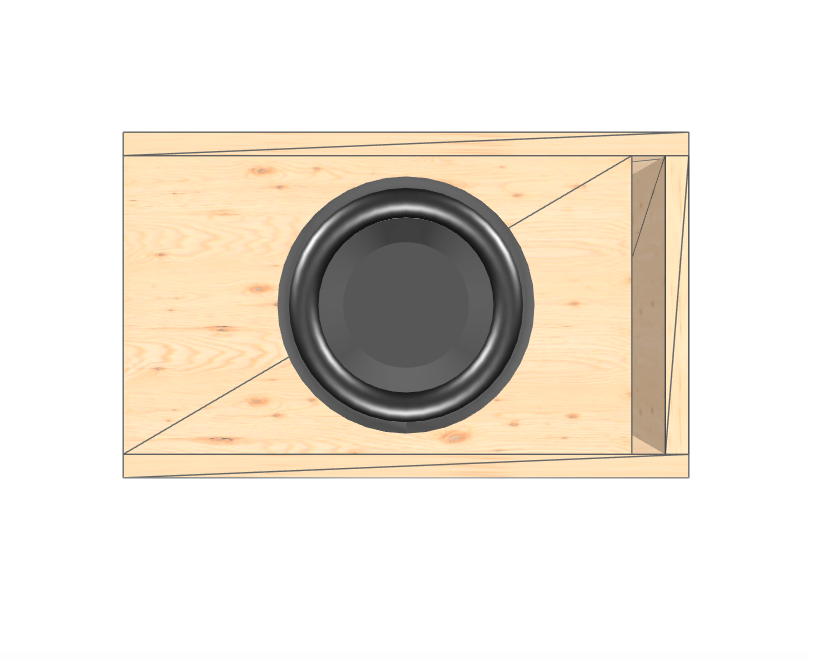 8" Single Compact High Performance Glue it & Screw It Sub Enclosure - EZ DB's Designs
