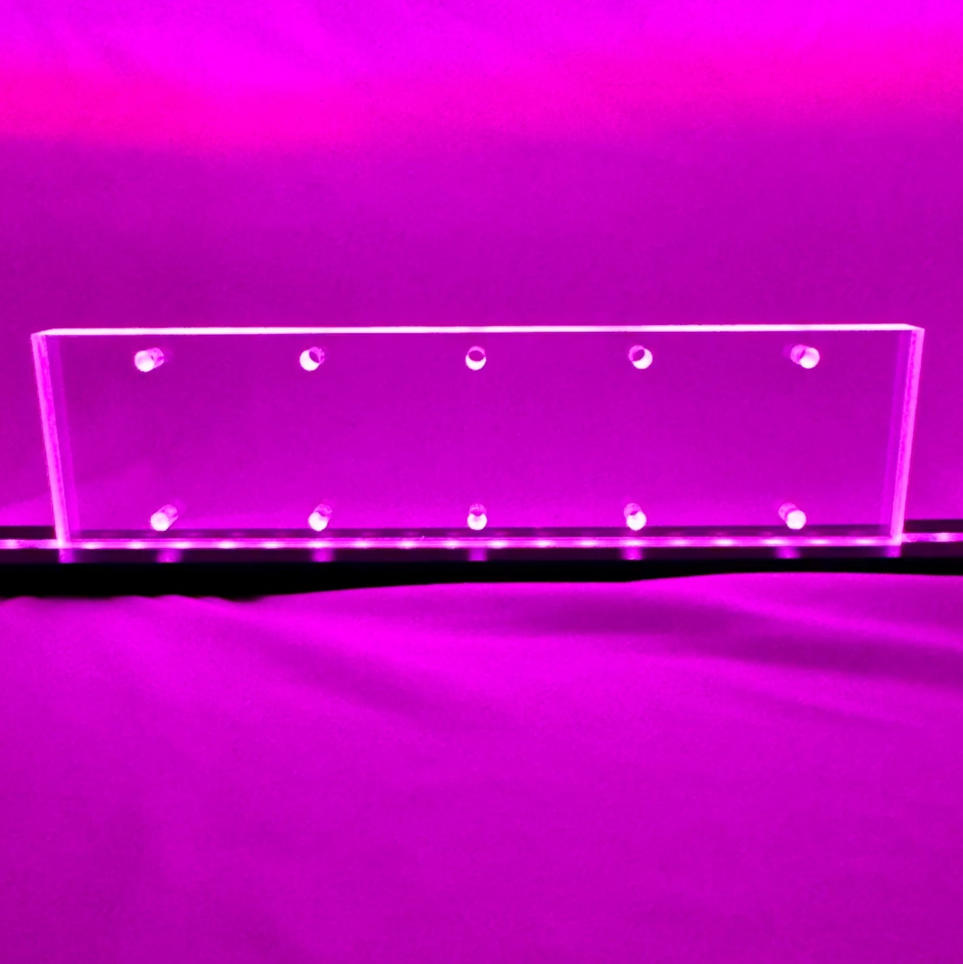 Sound Authority Plexiglass - 12" x 3" Blank Acrylic Window For Subwoofer Box