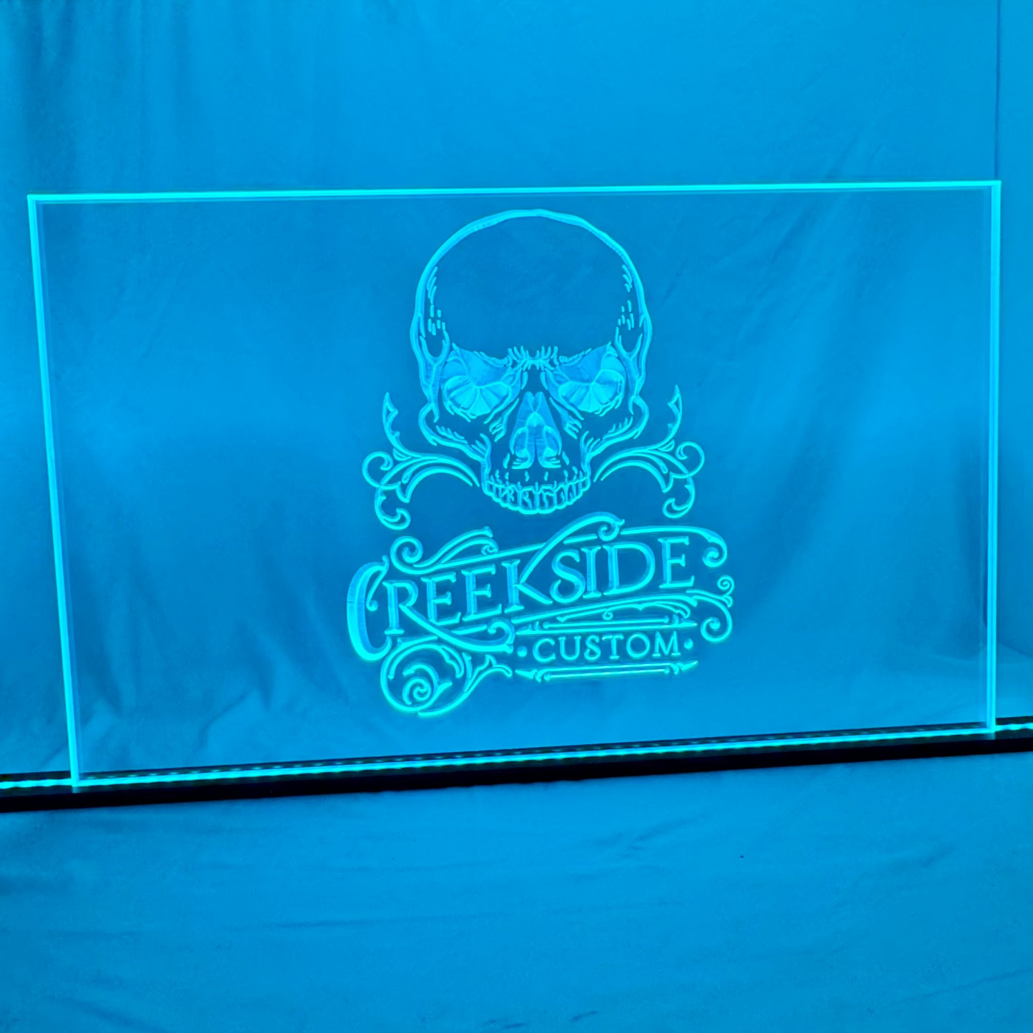 Sound Authority Plexiglass - 30" x 15" 3D Engraved Acrylic Window For Subwoofer Box