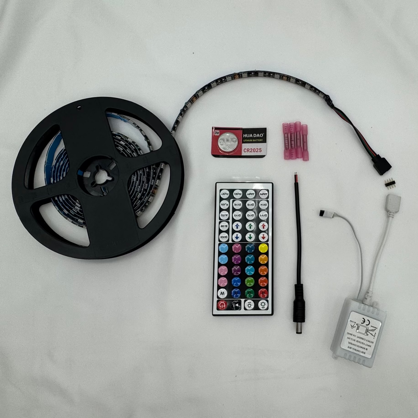12 Volt Automotive & Marine LED Strip (RGB) W/ Remote. Multi Color Light Kit