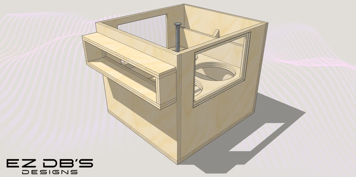 Custom 6th Order Bandpass Blow - Thru Box Design - EZ DB's Designs