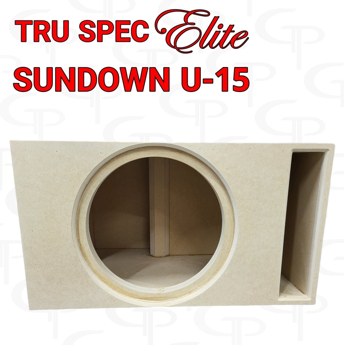 TRU SPEC Elite Prefab Single 15" Subwoofer Enclosure Sundown U 15" - EZ DB's Designs
