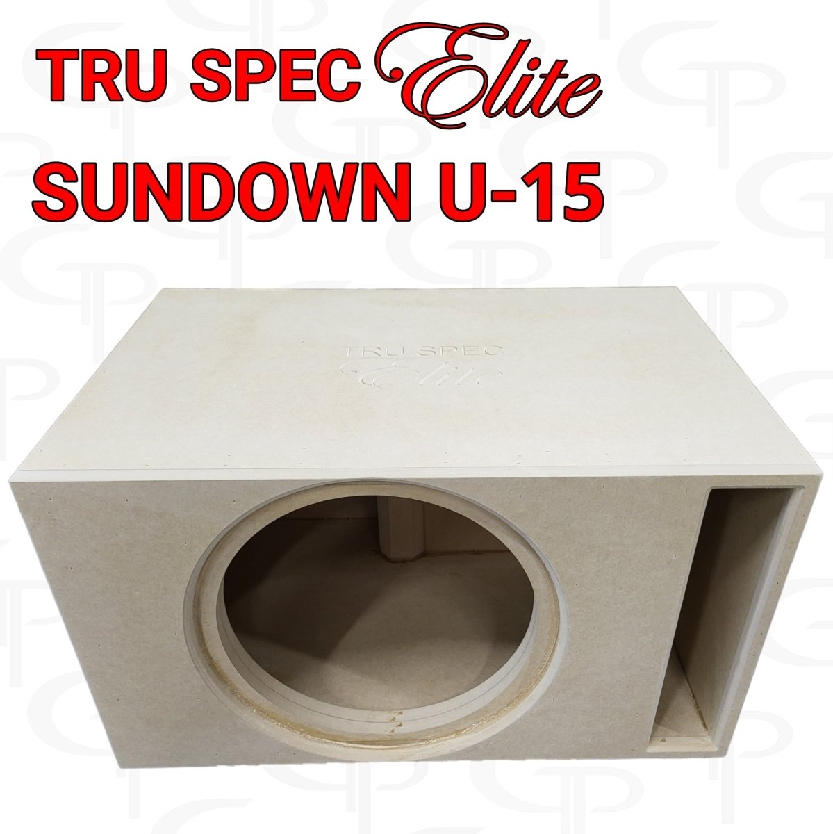 TRU SPEC Elite Prefab Single 15" Subwoofer Enclosure Sundown U 15" - EZ DB's Designs