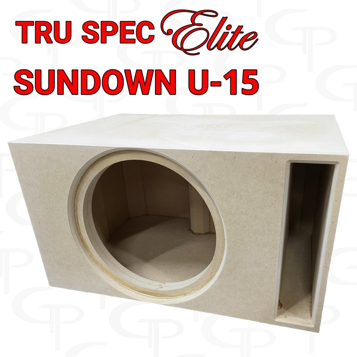TRU SPEC Elite Prefab Single 15" Subwoofer Enclosure Sundown U 15" - EZ DB's Designs