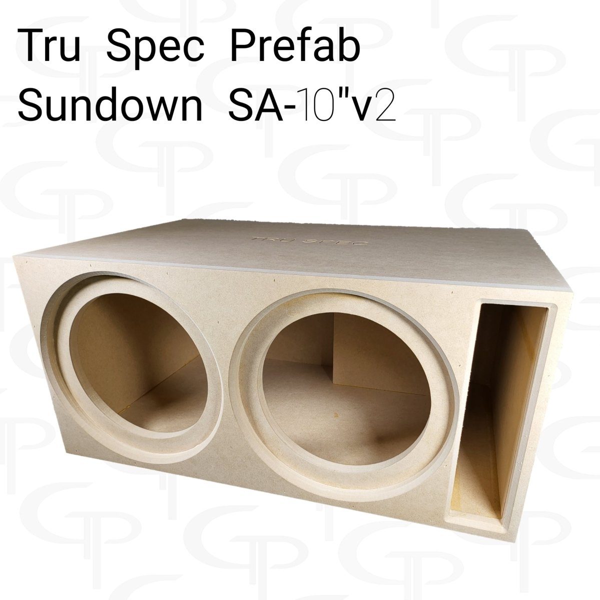 TRU SPEC Prefab Dual 10" Subwoofer Enclosure Sundown SA 10v2 - EZ DB's Designs