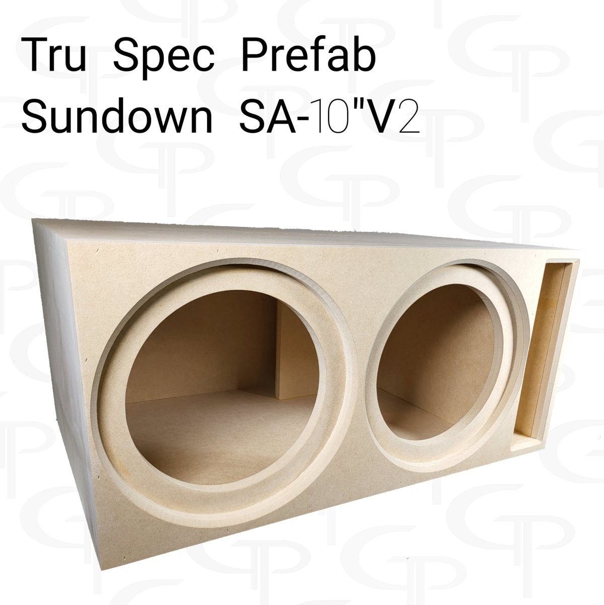 TRU SPEC Prefab Dual 10" Subwoofer Enclosure Sundown SA 10v2 - EZ DB's Designs