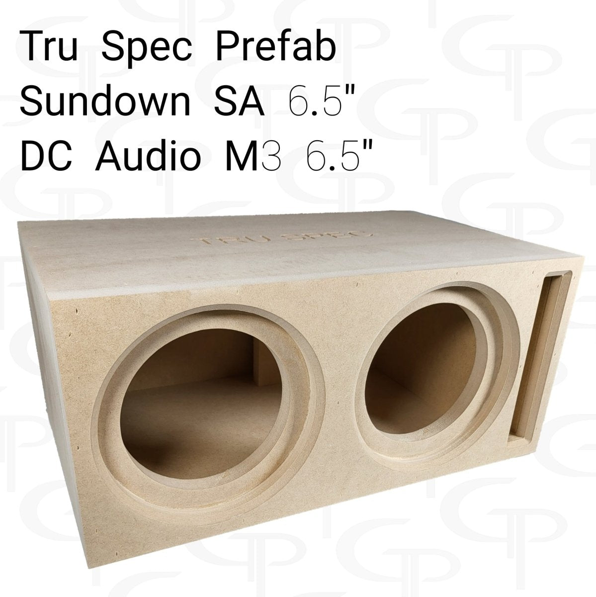 TRU SPEC Prefab Dual 6.5" Subwoofer Enclosure Sundown SA / DC M3 - EZ DB's Designs