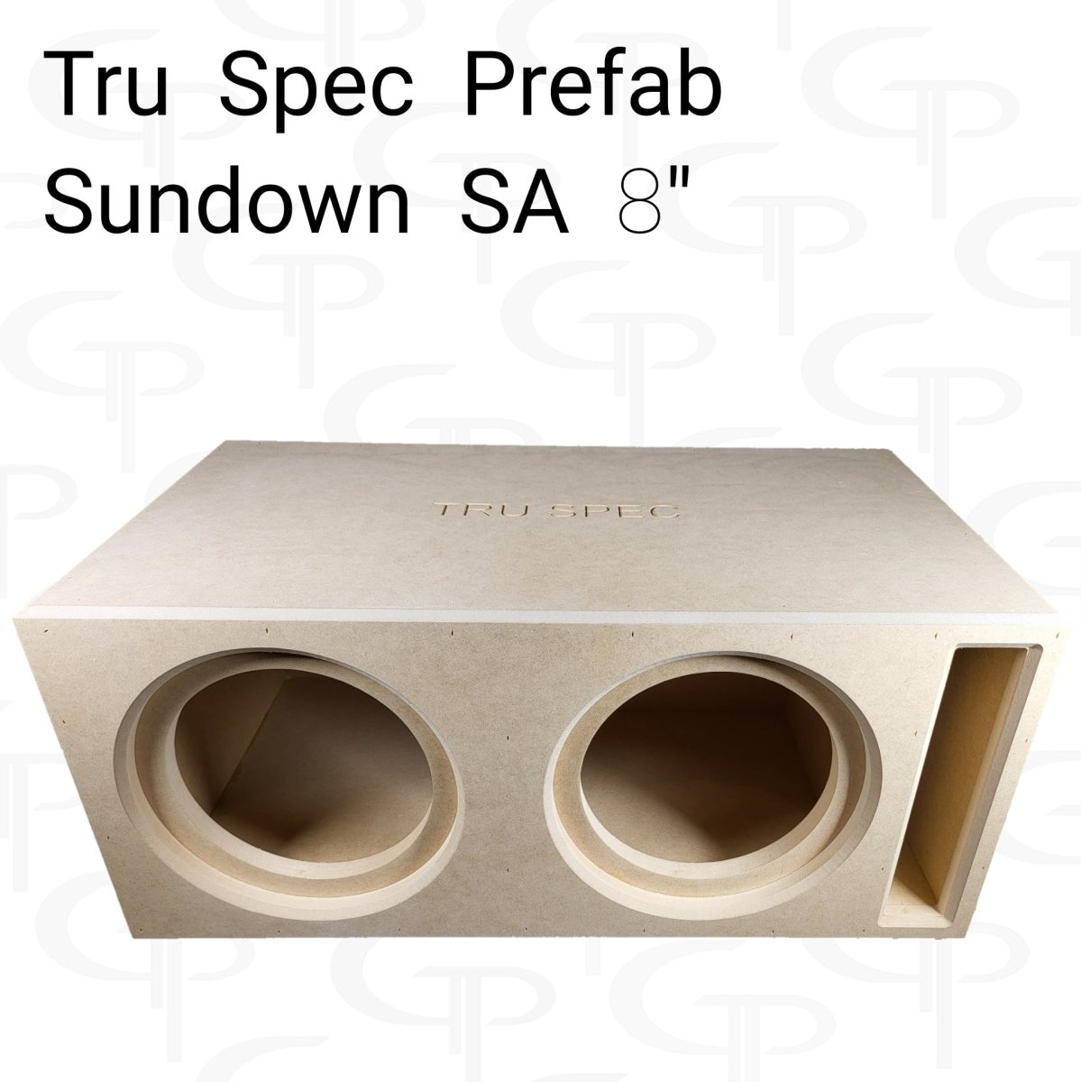 TRU SPEC Prefab Dual 8" Subwoofer Enclosure Sundown SA - EZ DB's Designs