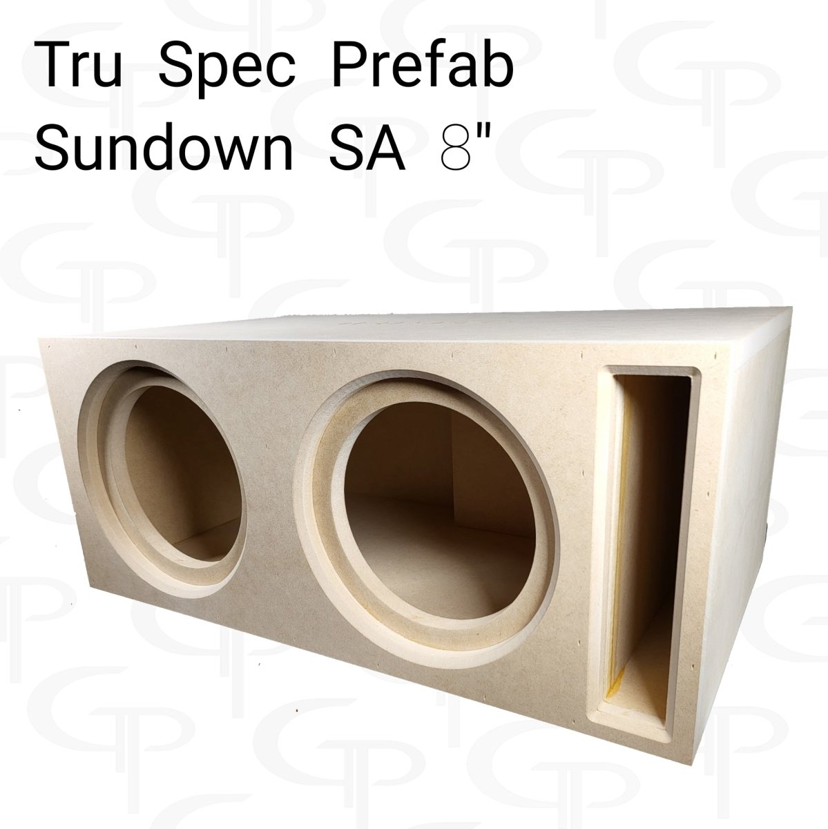 TRU SPEC Prefab Dual 8" Subwoofer Enclosure Sundown SA - EZ DB's Designs