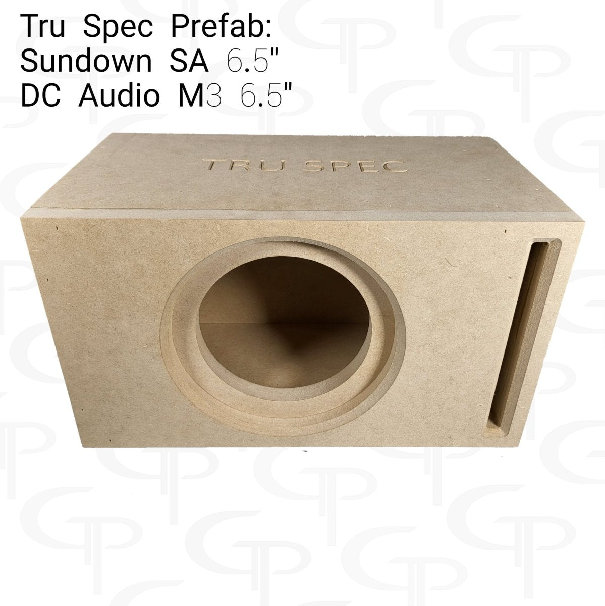 TRU SPEC Prefab Single 6.5" Subwoofer Enclosure Sundown SA / DC M3 - EZ DB's Designs