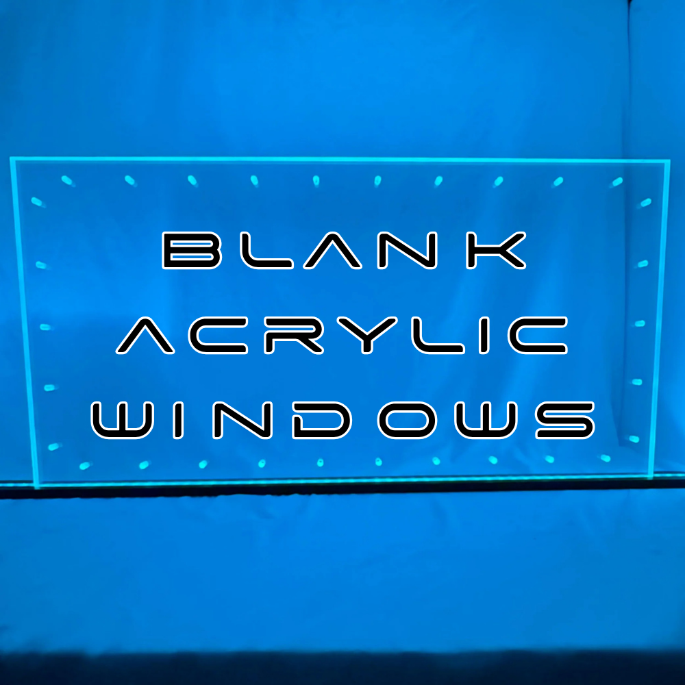 Sound Authority Plexiglass Windows - Blank Windows