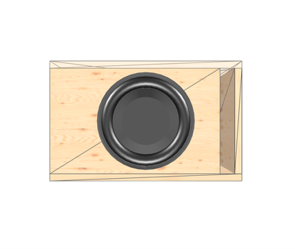 10" single Compact High Performance Glue it & Screw It Sub Enclosure - EZ DB's Designs