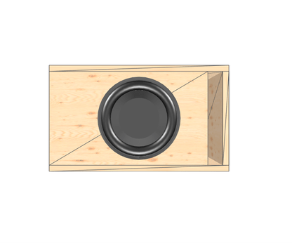 10" single High Output Glue it & Screw It Sub Enclosure - EZ DB's Designs