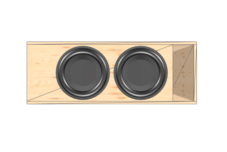 12" Dual High Output Glue it & Screw It Sub Enclosure - EZ DB's Designs