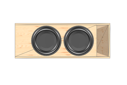 12" Dual High Output Glue it & Screw It Sub Enclosure - EZ DB's Designs