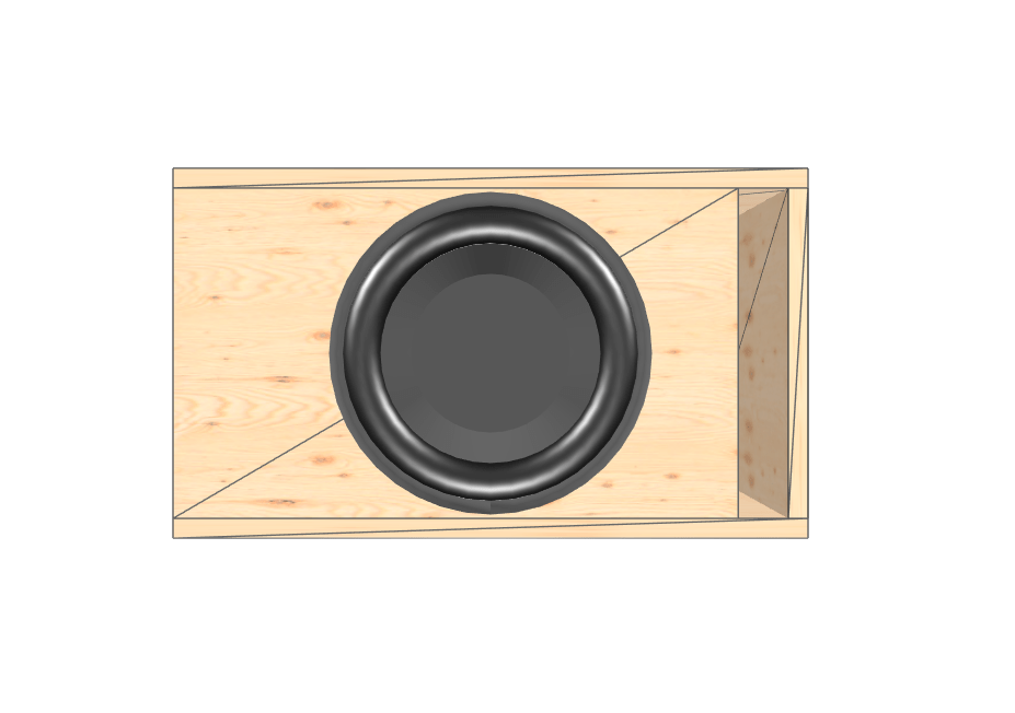 12" single Compact High Performance Glue it & Screw It Sub Enclosure - EZ DB's Designs