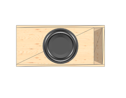 12" single High Output XL Glue it & Screw It Sub Enclosure - EZ DB's Designs