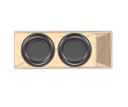 15" Dual Compact High Performance Glue it & Screw It Sub Enclosure - EZ DB's Designs