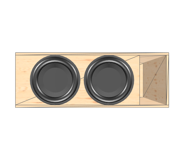 15" Dual High Output Glue it & Screw It Sub Enclosure - EZ DB's Designs