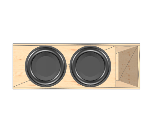 15" Dual High Output Glue it & Screw It Sub Enclosure - EZ DB's Designs