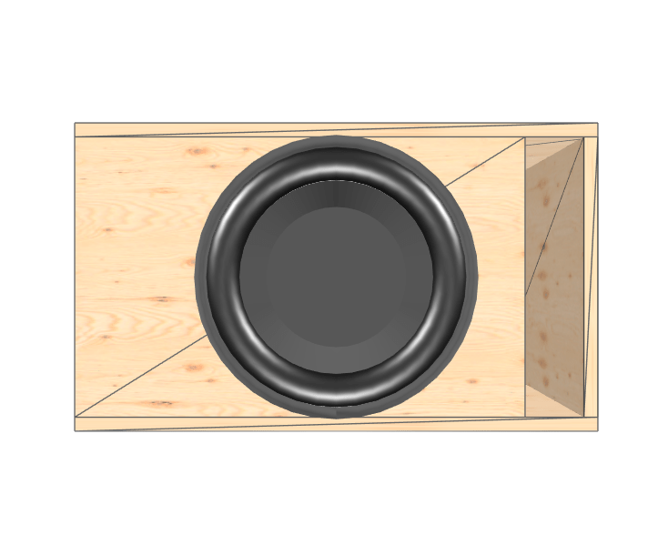 15" single Compact High Performance Glue it & Screw It Sub Enclosure - EZ DB's Designs