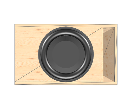 15" single Compact High Performance Glue it & Screw It Sub Enclosure - EZ DB's Designs