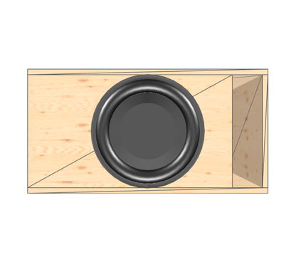 15" single High Output Glue it & Screw It Sub Enclosure - EZ DB's Designs
