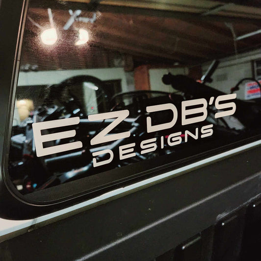 EZ DB's Designs Logo Vinyl Decal