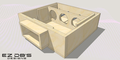 Custom 6th Order Bandpass Blow-Thru Box Design