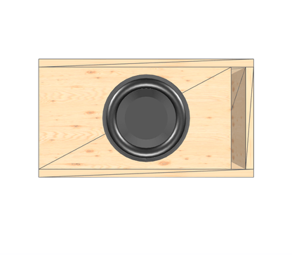 8" Single High Output Glue it & Screw It Sub Enclosure - EZ DB's Designs