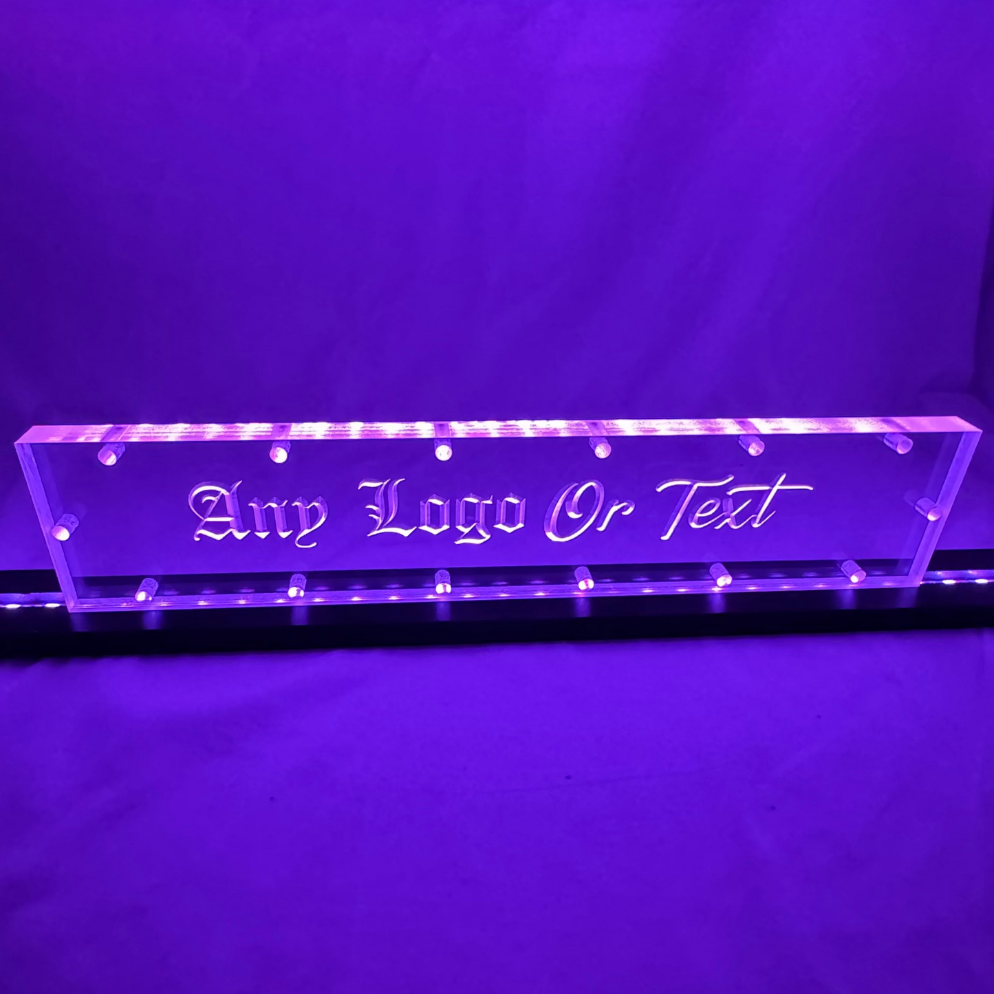 Sound Authority Plexiglass - 15" x 3" 3D Engraved Acrylic Window For Subwoofer Box