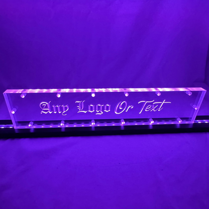 Sound Authority Plexiglass - 15" x 3" 3D Engraved Acrylic Window For Subwoofer Box