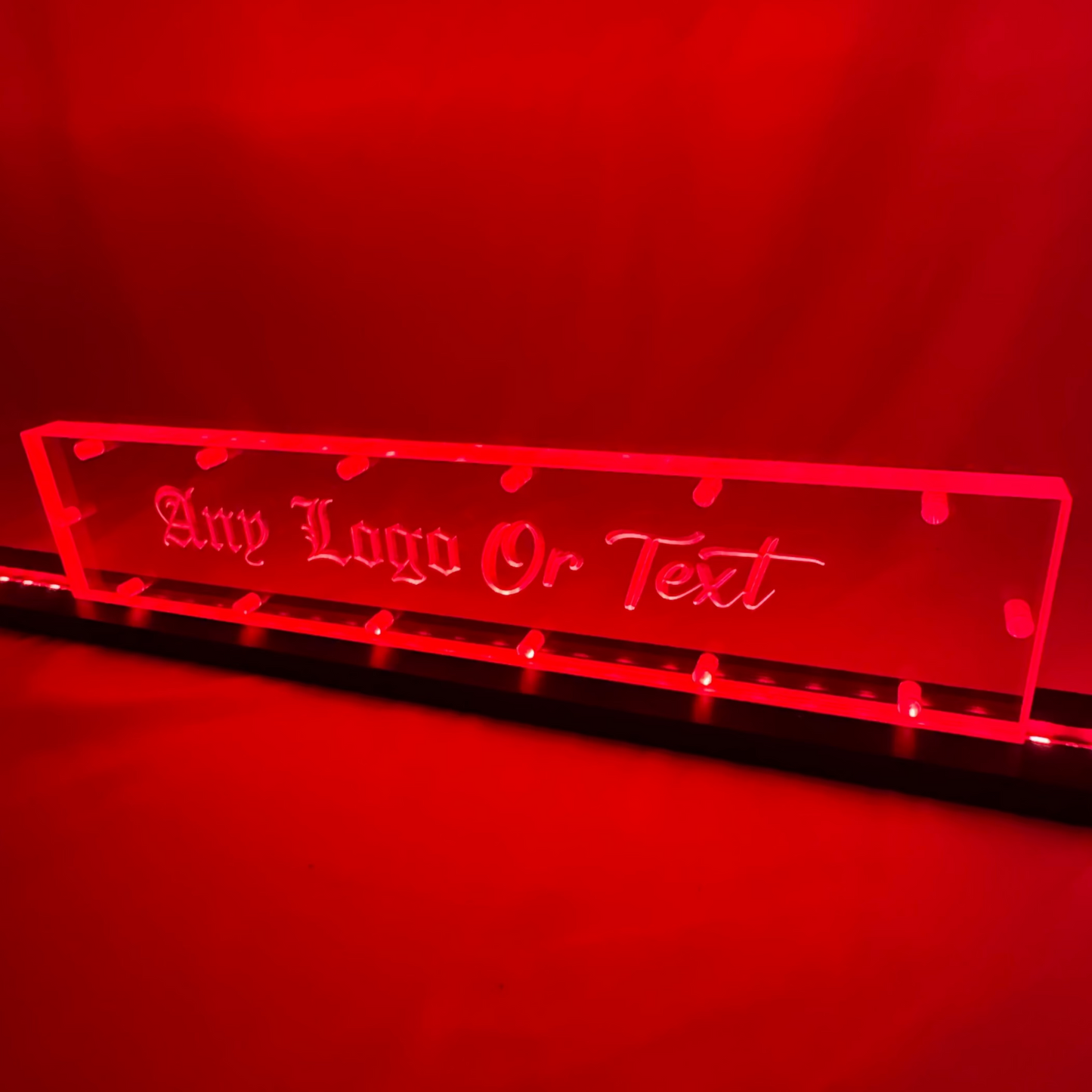 Sound Authority Plexiglass - 15" x 3" 3D Engraved Acrylic Window For Subwoofer Box