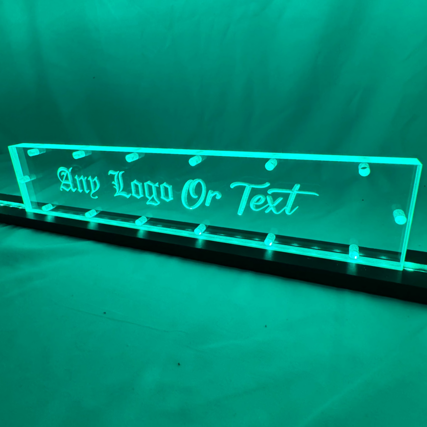 Sound Authority Plexiglass - 15" x 3" 3D Engraved Acrylic Window For Subwoofer Box