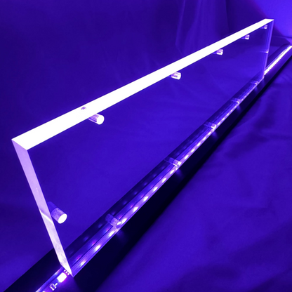 Sound Authority Plexiglass - 20" x 5" Blank Acrylic Window For Subwoofer Box
