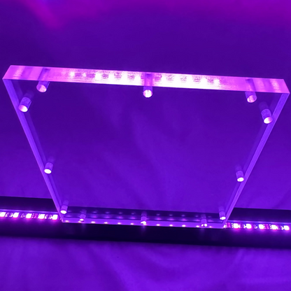 Sound Authority Plexiglass - 8" x 8" Blank Acrylic Window For Subwoofer Box