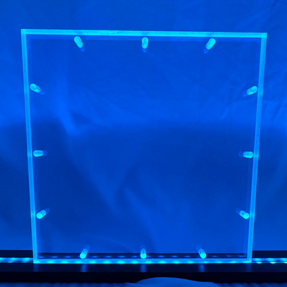 Sound Authority Plexiglass - 10" x 10" Blank Acrylic Window For Subwoofer Box