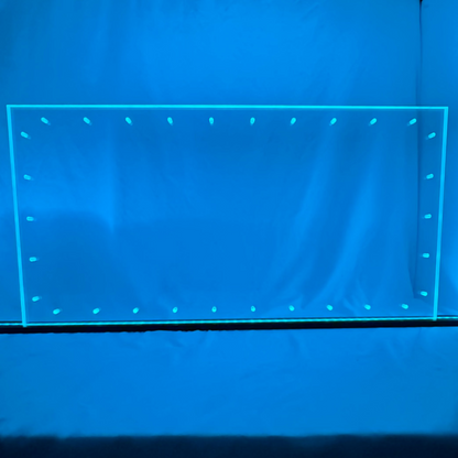 Sound Authority Plexiglass - 32" x 16" Blank Acrylic Window For Subwoofer Box