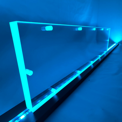 Sound Authority Plexiglass - 20" x 5" Blank Acrylic Window For Subwoofer Box