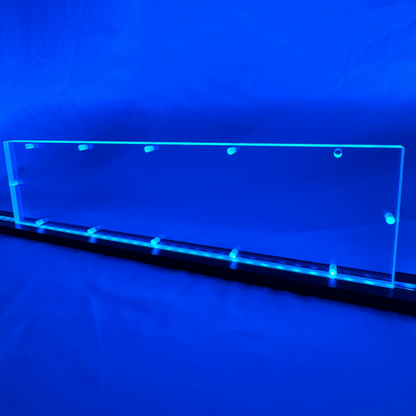 Sound Authority Plexiglass - 20" x 5" Blank Acrylic Window For Subwoofer Box