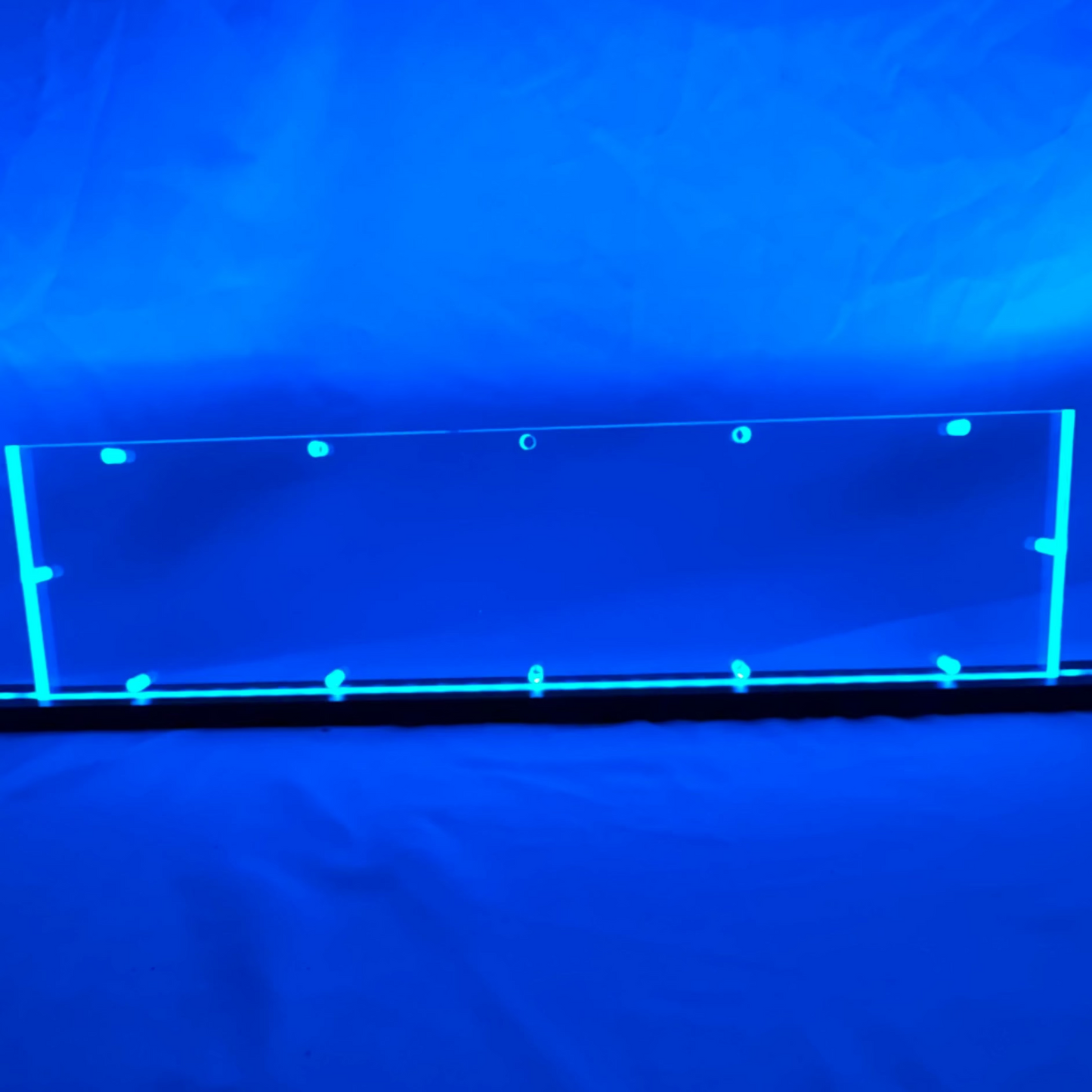 Sound Authority Plexiglass - 20" x 5" Blank Acrylic Window For Subwoofer Box