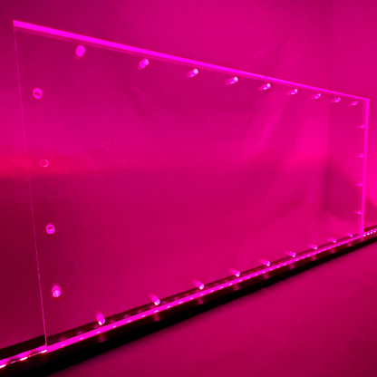 Sound Authority Plexiglass - 24" x 12" Blank Acrylic Window For Subwoofer Box