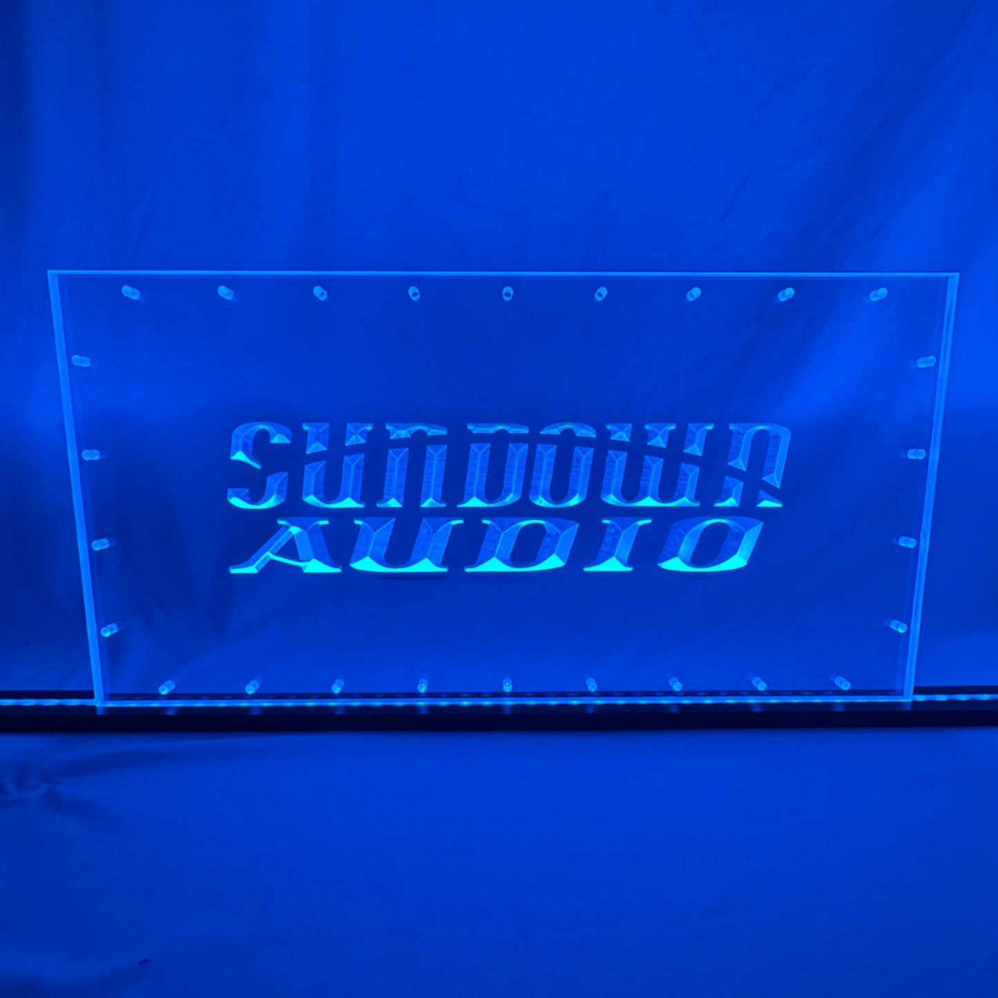 Sound Authority Plexiglass - 24" x 12" 3D Engraved Acrylic Window For Subwoofer Box