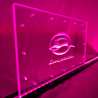 Sound Authority Plexiglass - 15" x 10" 3D Engraved Acrylic Window For Subwoofer Box