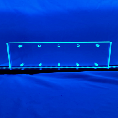 Sound Authority Plexiglass - 12" x 3" Blank Acrylic Window For Subwoofer Box