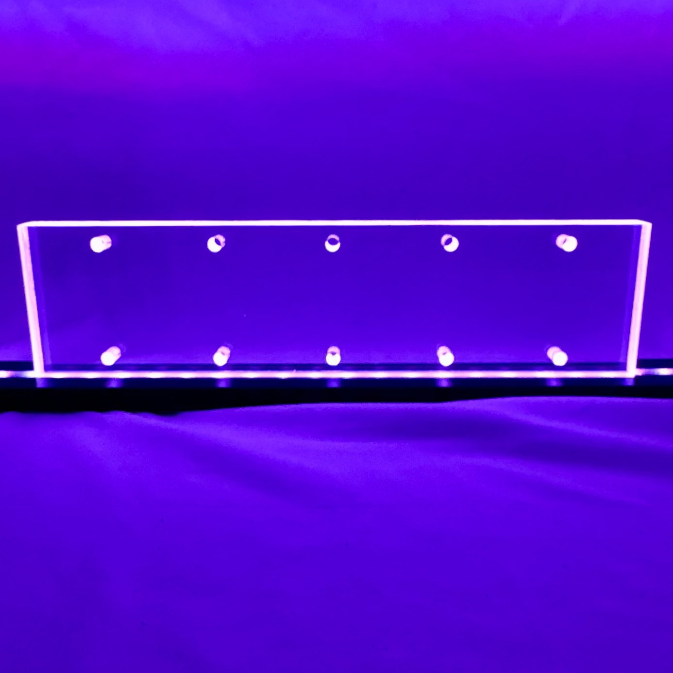 Sound Authority Plexiglass - 12" x 3" Blank Acrylic Window For Subwoofer Box