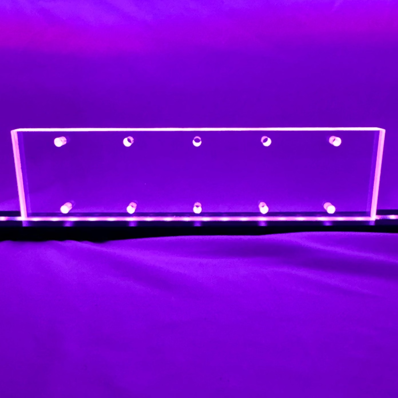 Sound Authority Plexiglass - 12" x 3" Blank Acrylic Window For Subwoofer Box